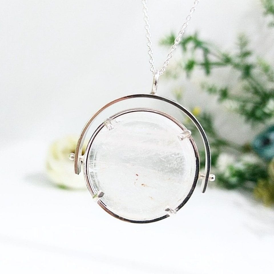 Kristal Kuvars Özel Tasarım Kolye