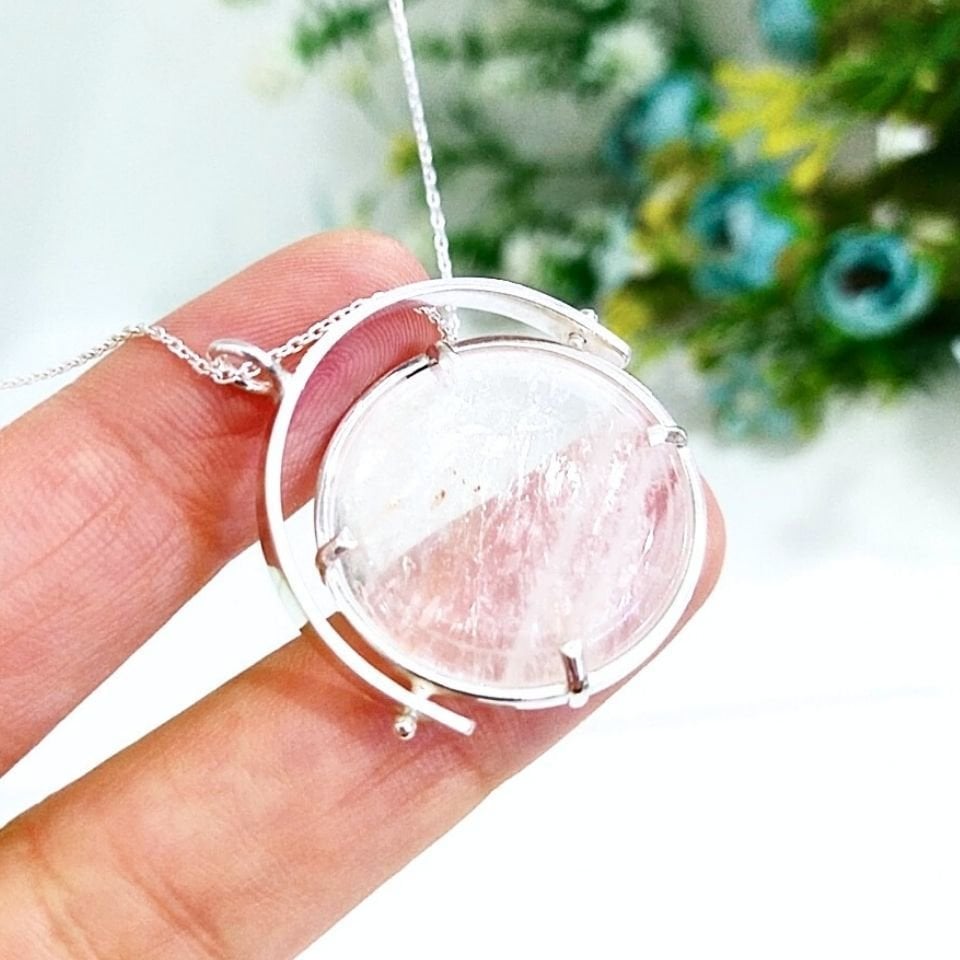 Kristal Kuvars Özel Tasarım Kolye