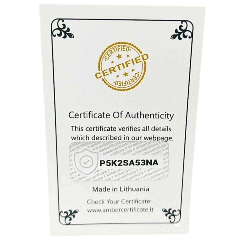 Damla Kehribar Kolye Ucu – KHR521