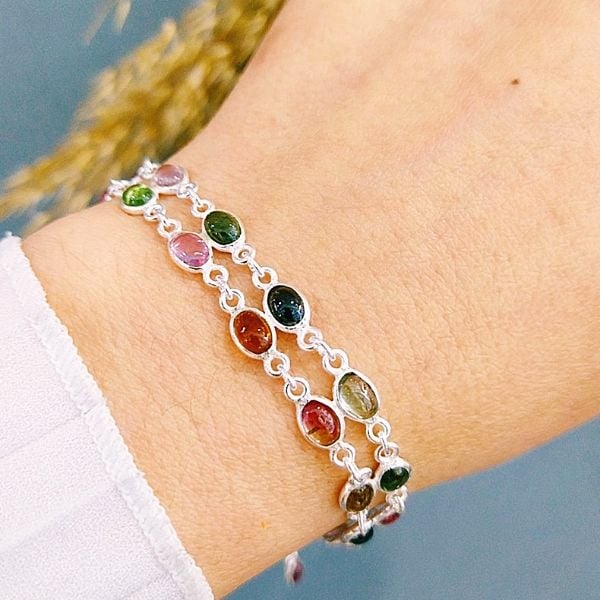 Tourmaline Special Design Natural Stone Bracelet