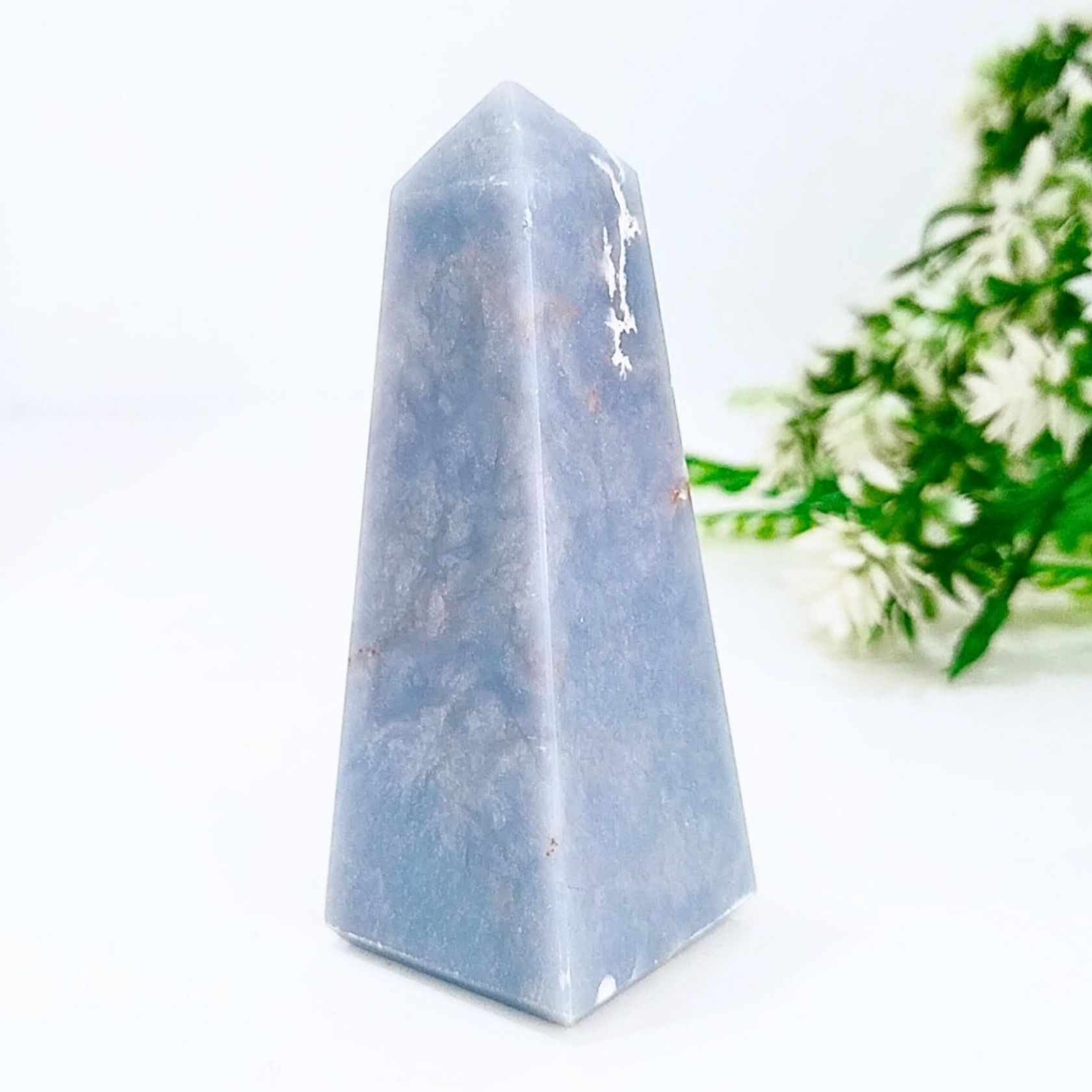Angelit Natural Stone Tower 00765