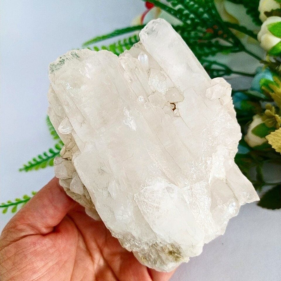 Kristal Kuvars Doğal Taş Kütle - MNR1046
