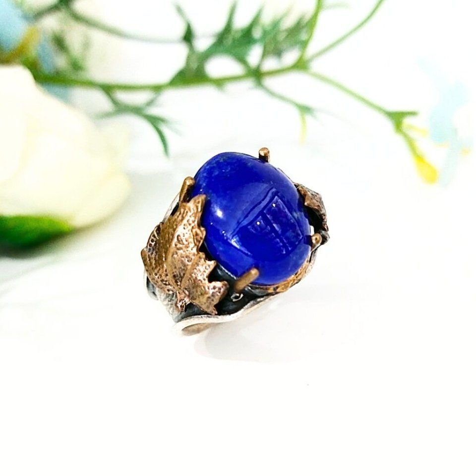 Lapis Lazuli Doğal Taş Yüzük