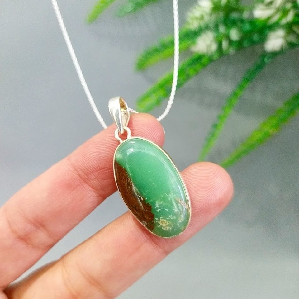 Chrysoprase Stone Special Design Necklace