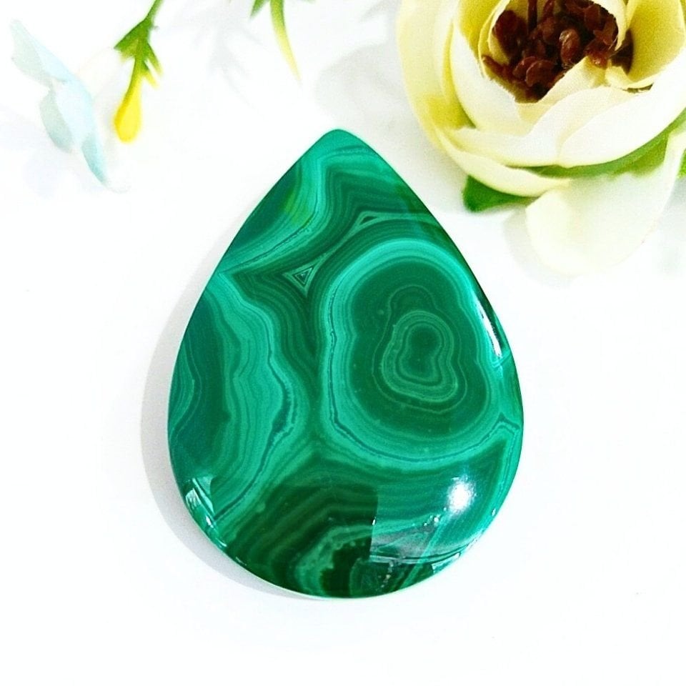 Malachit Naturstein Cabochon K313