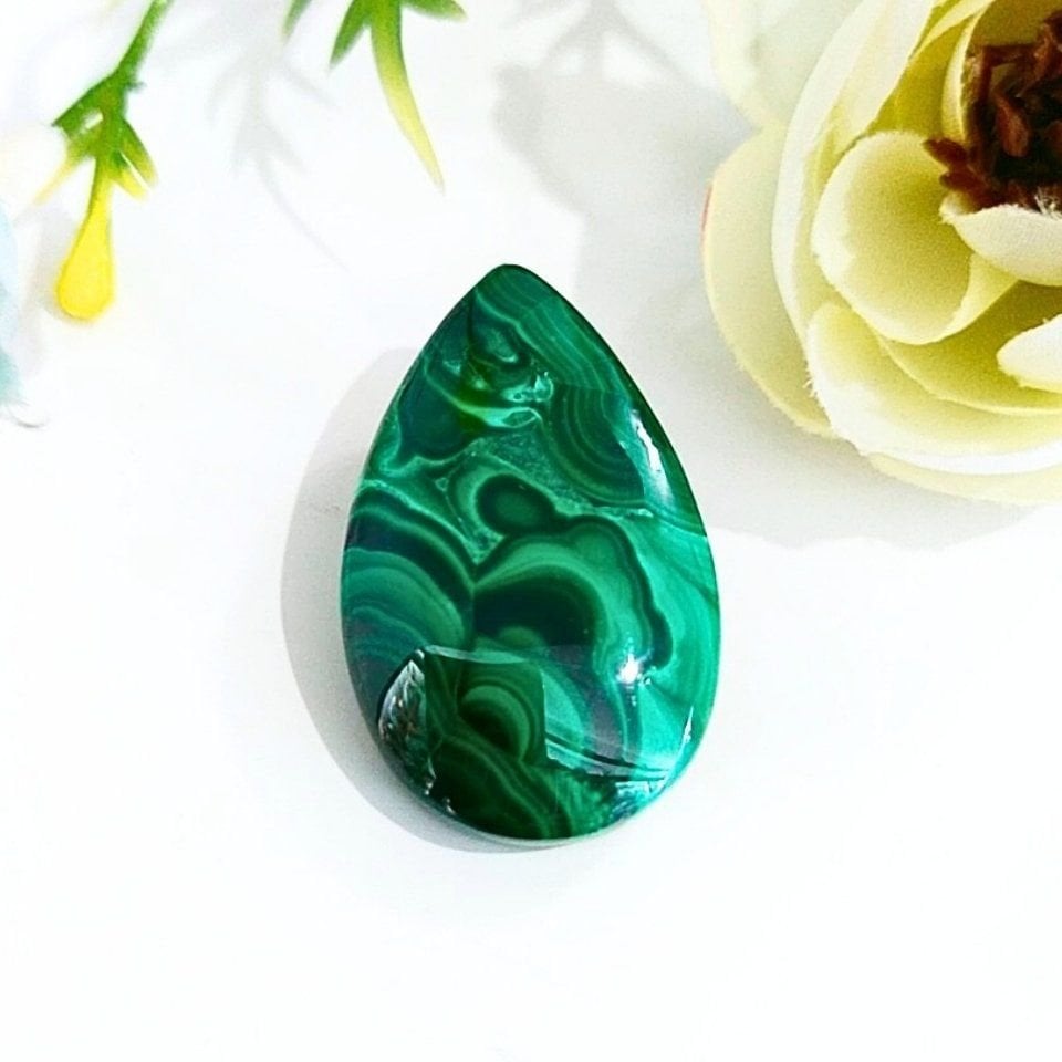 Malachit Naturstein Cabochon K316