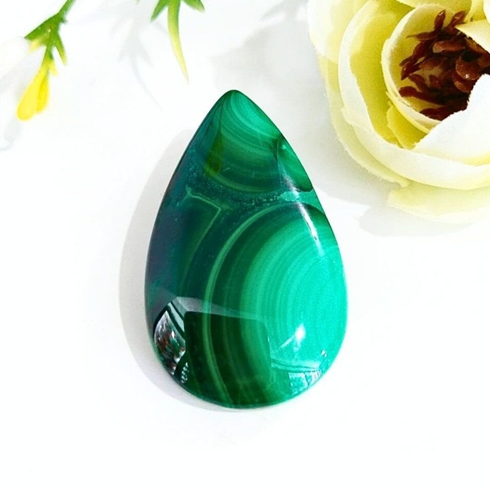 Malachite Natural Stone Cabochon K321