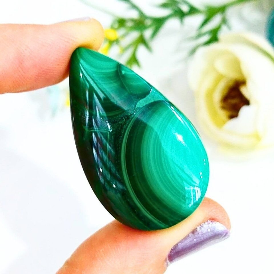 Malachite Natural Stone Cabochon K321