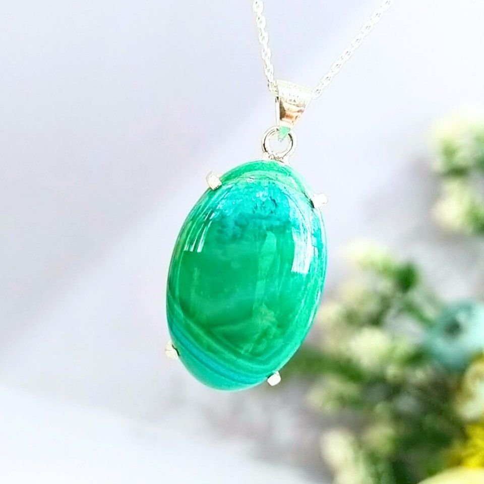 Malachite Stone Special Design Necklace - TS209