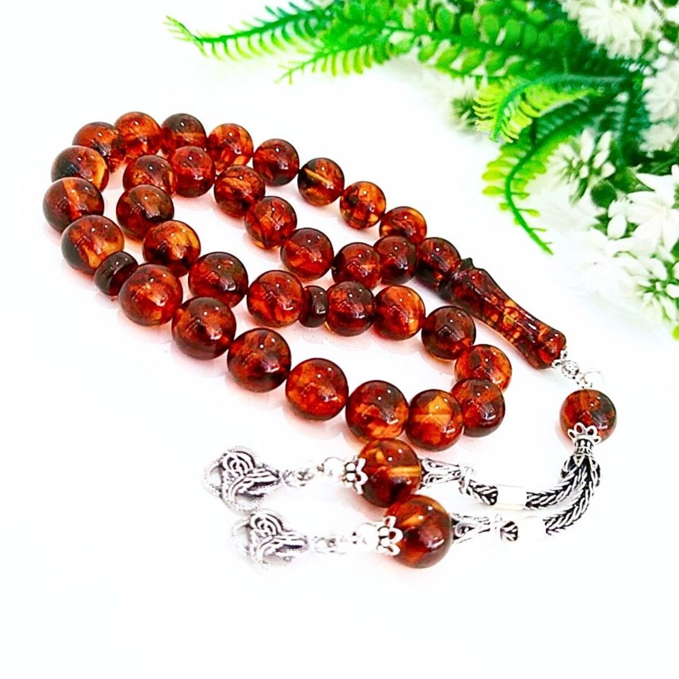 Damla Kehribar Tesbih 00387
