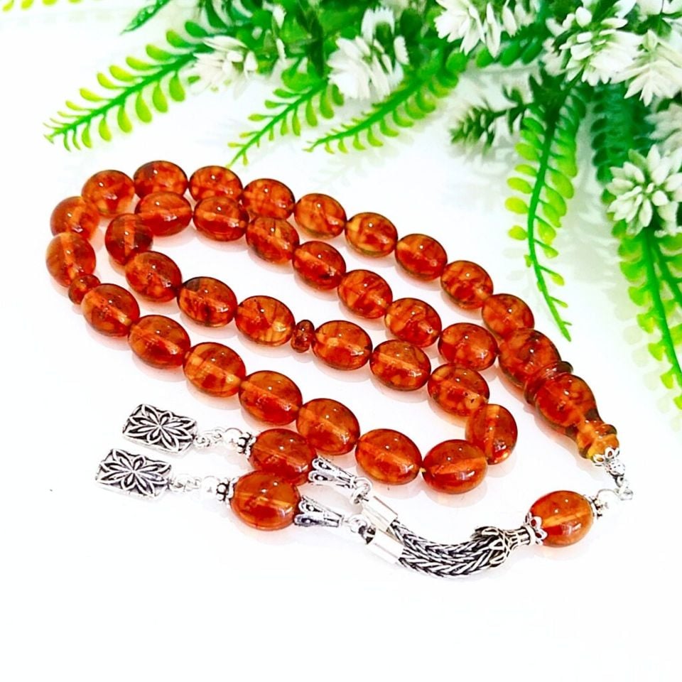 Damla Kehribar Tesbih 00389