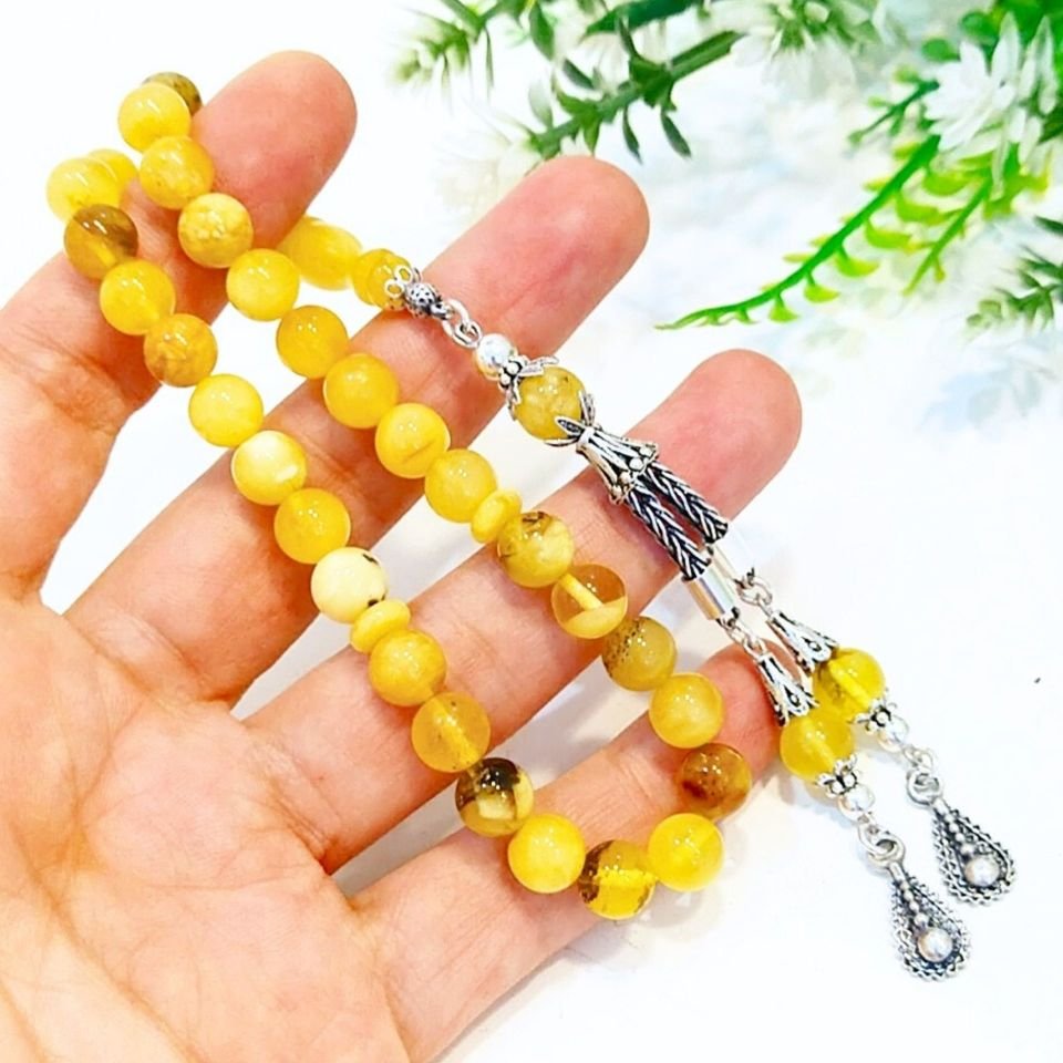 Damla Kehribar Tesbih 00394