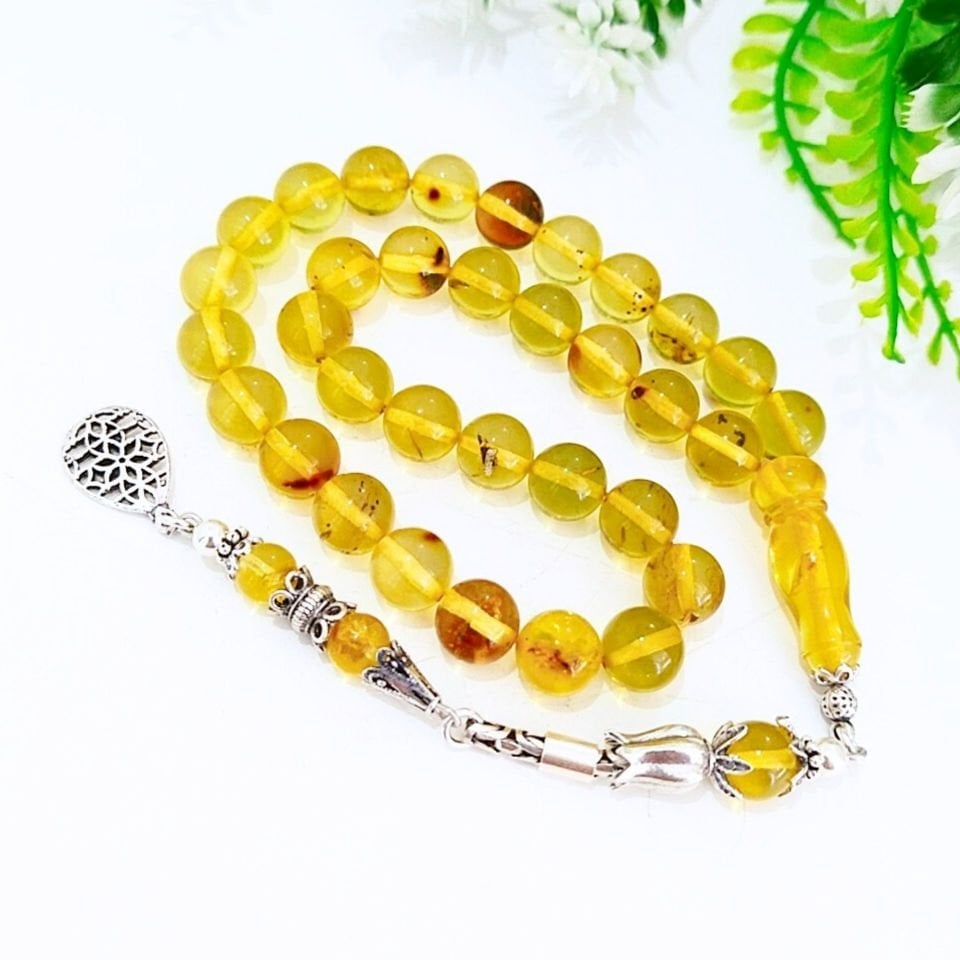 Damla Kehribar Tesbih 00395