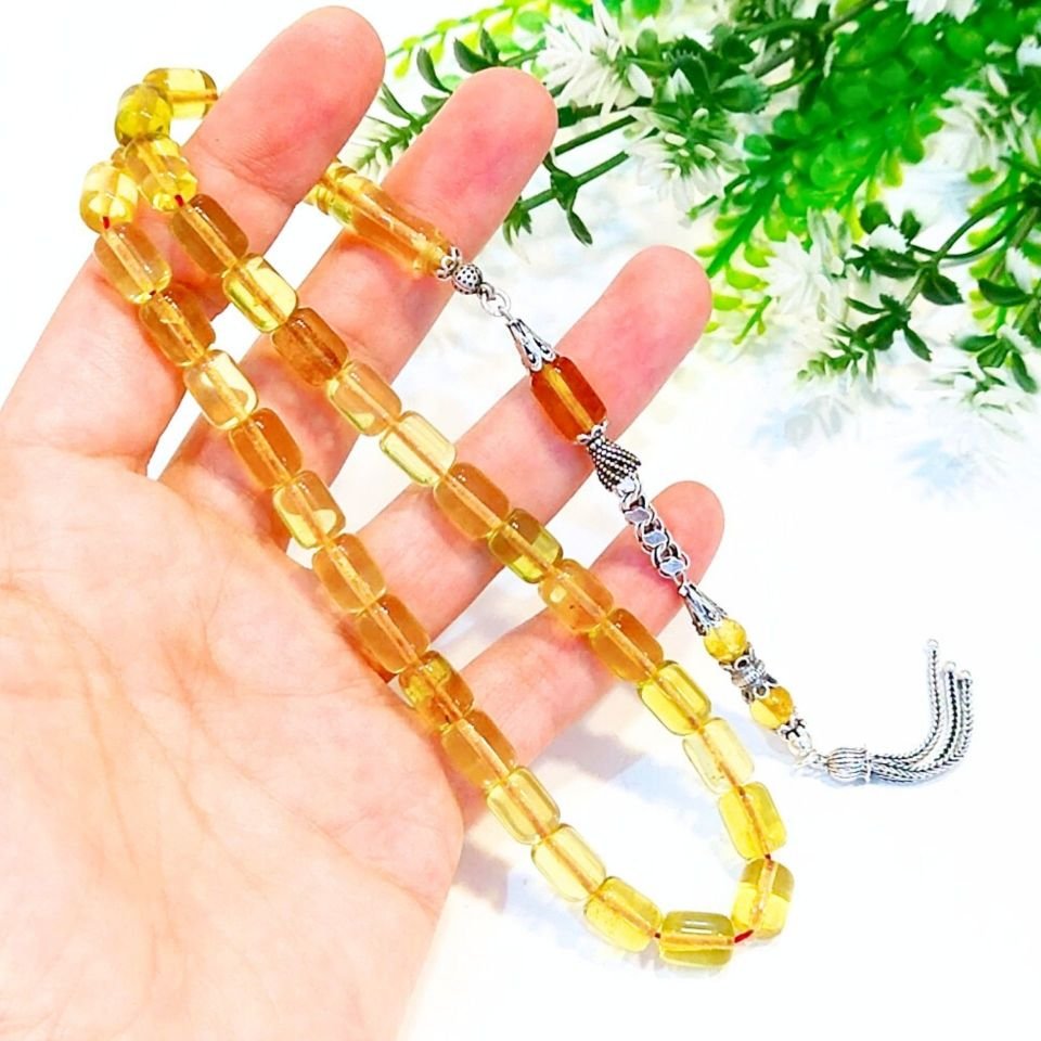 Damla Kehribar Tesbih 00398