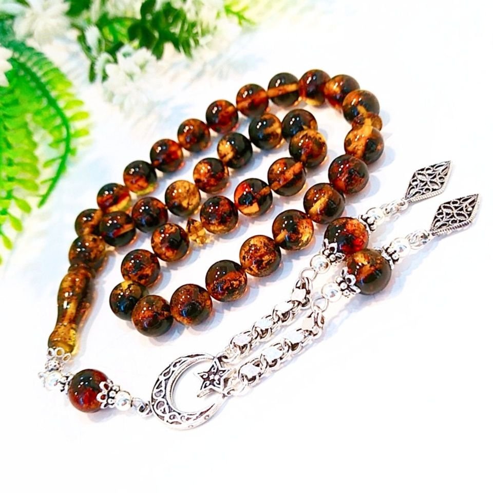 Damla Kehribar Tesbih 00399