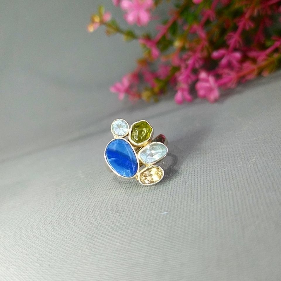 Opal Taşı Özel Tasarım Yüzük