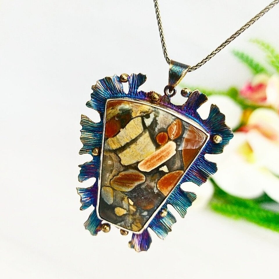 Tabu Jasper Special Design Necklace - TSR1325