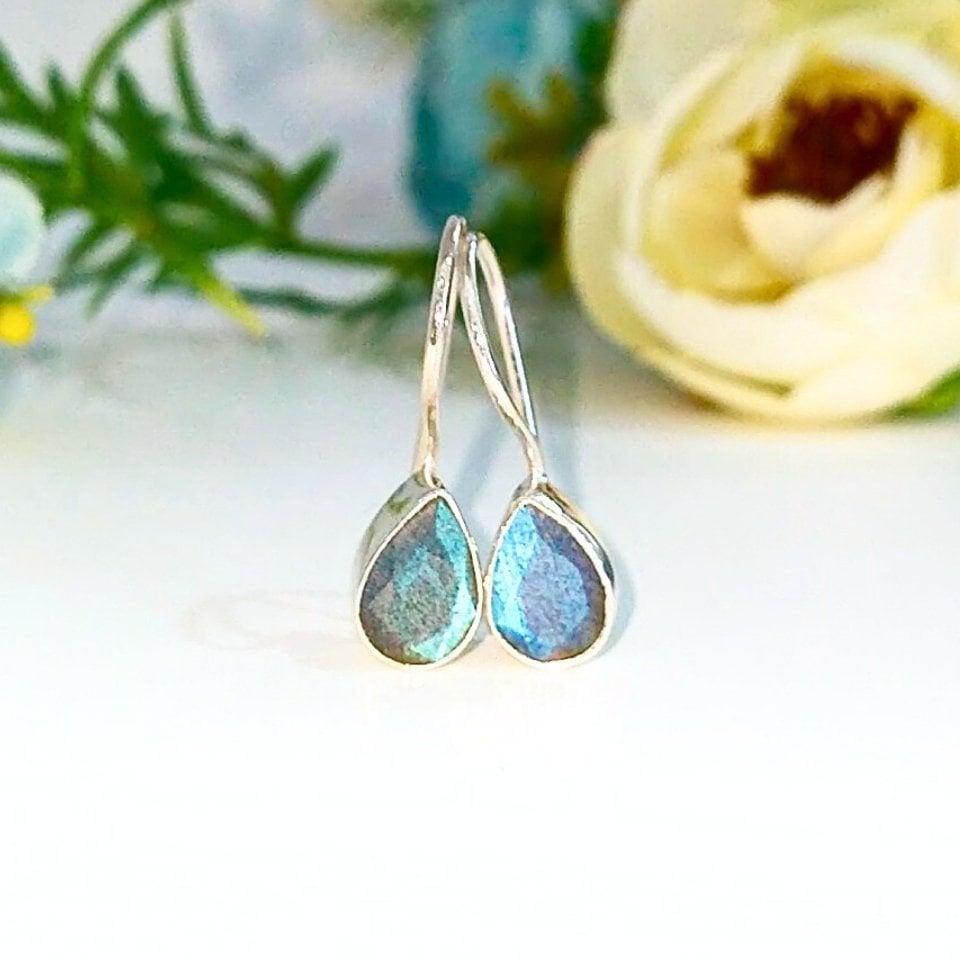Labradorite Stone Earrings - KP812