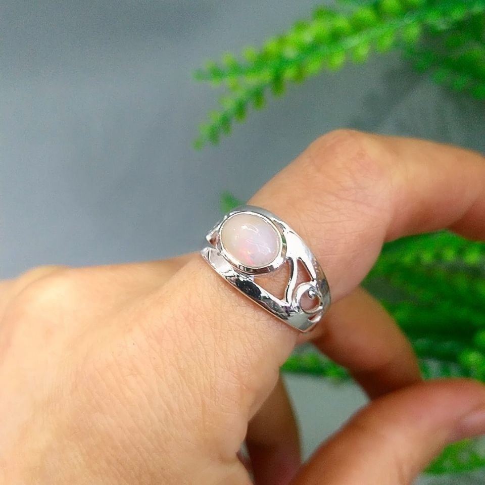Opal Taşı Özel Tasarım Yüzük