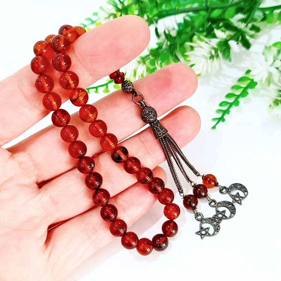 Damla Kehribar Tesbih 00429