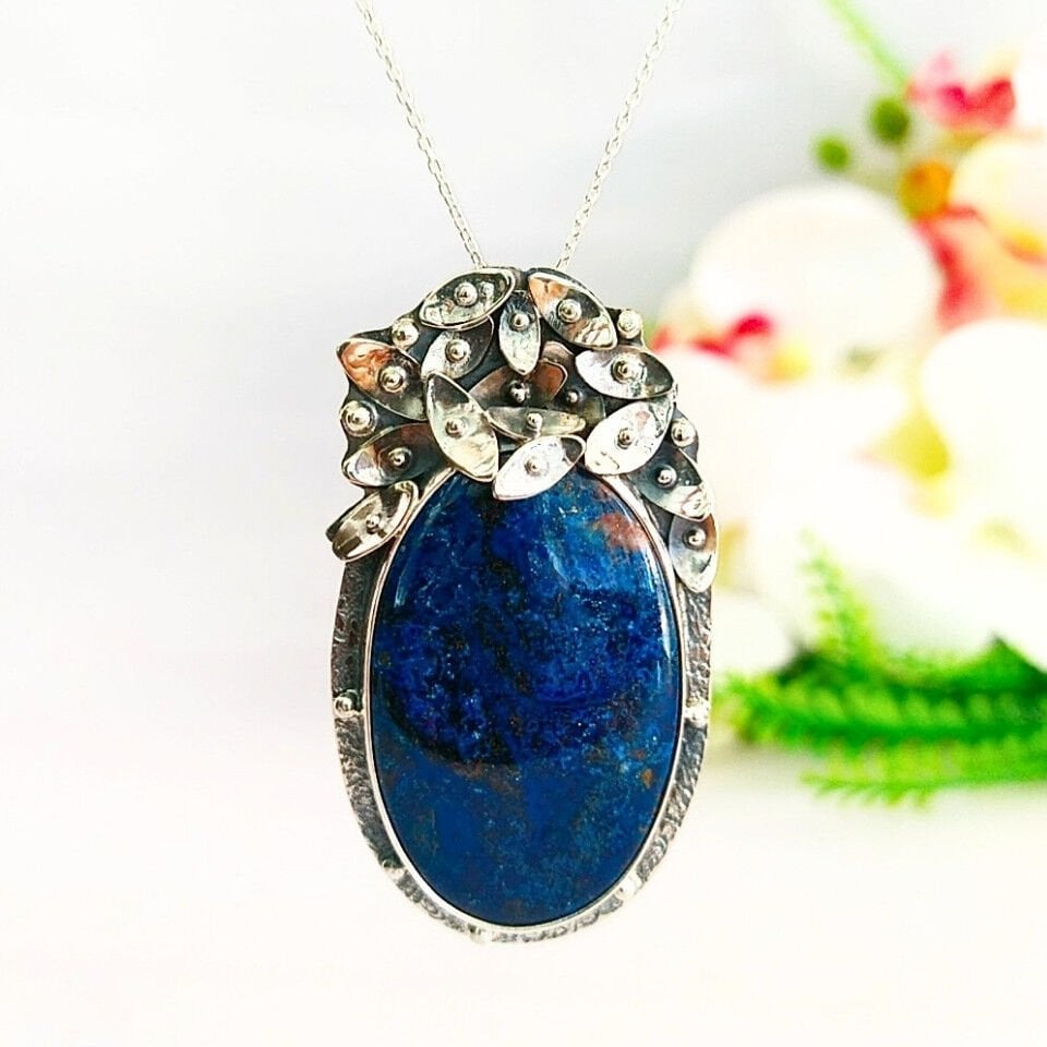 Azurite Malachite Special Design Necklace – TSR1332
