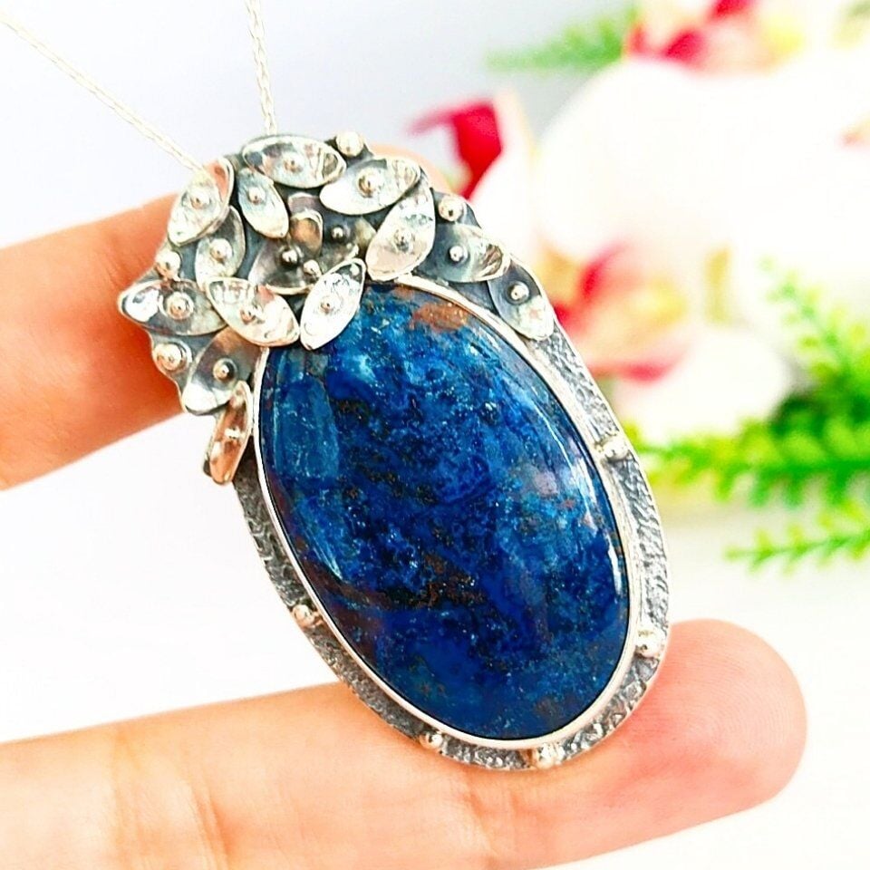 Azurite Malachite Special Design Necklace – TSR1332