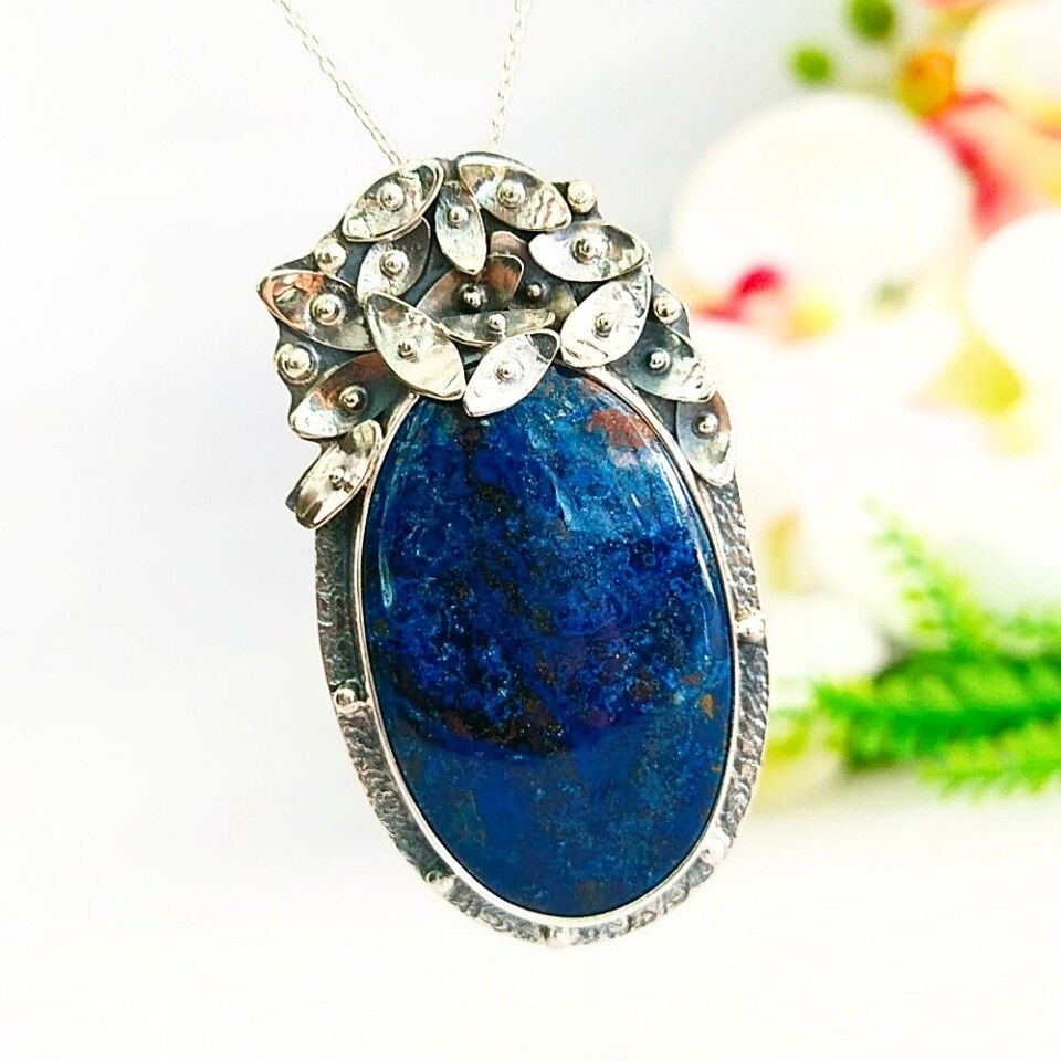 Azurite Malachite Special Design Necklace – TSR1332