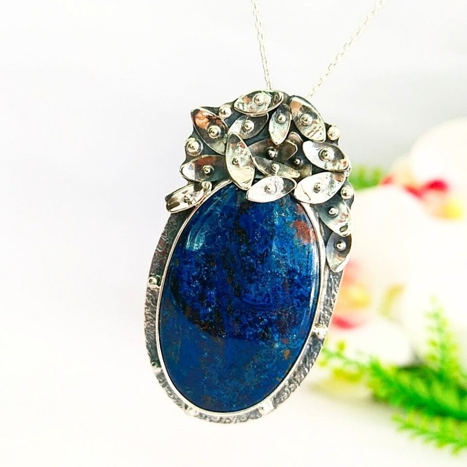 Azurite Malachite Special Design Necklace – TSR1332