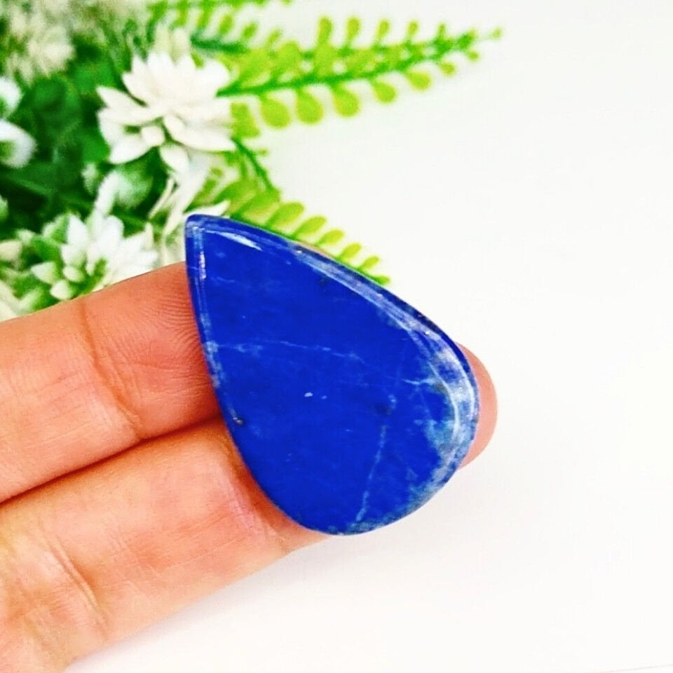 Lapis Lazuli Doğal Taş Kabaşon - KAB426