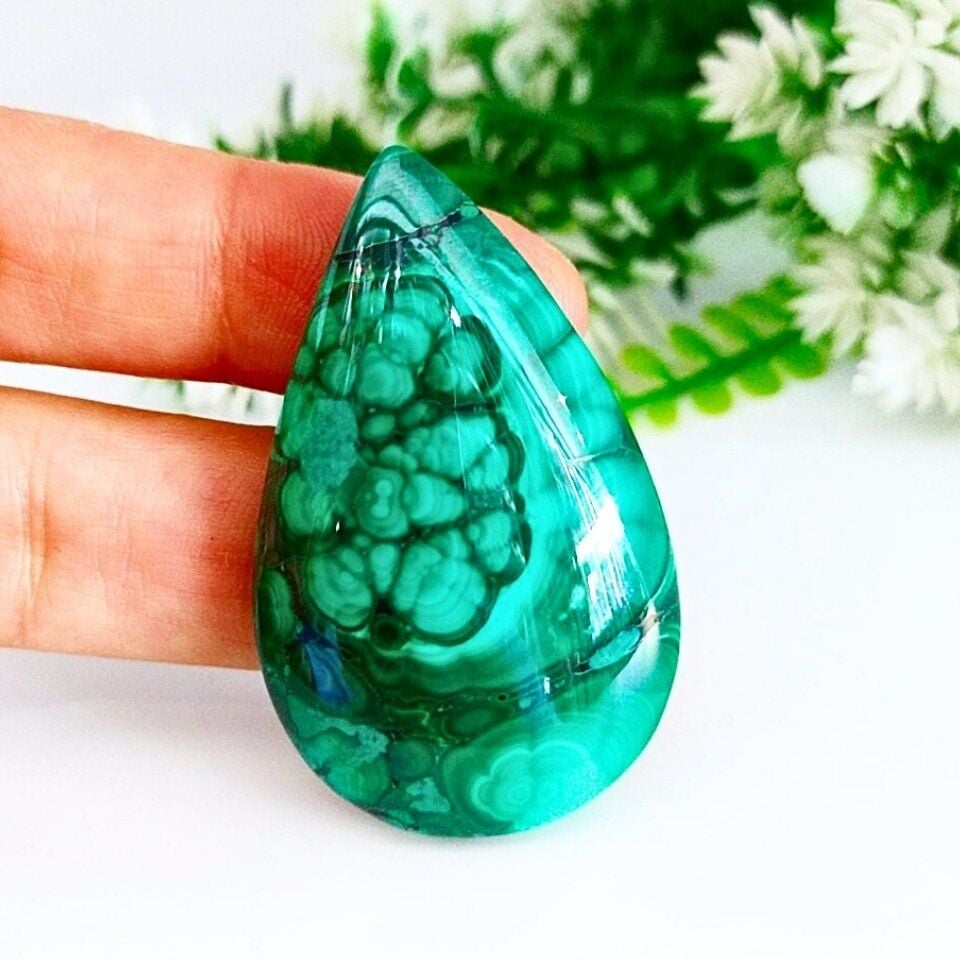 Malachit Naturstein Cabochon - KAB441