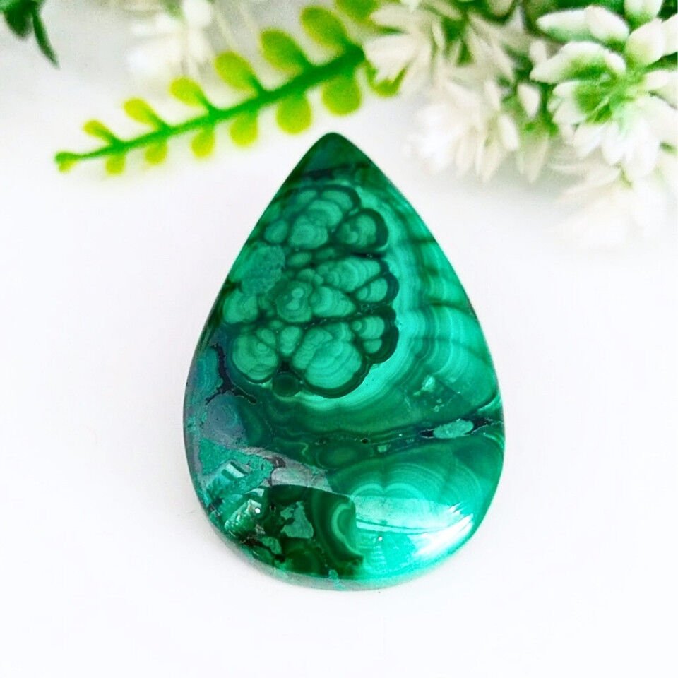 Malachit Naturstein Cabochon - KAB441